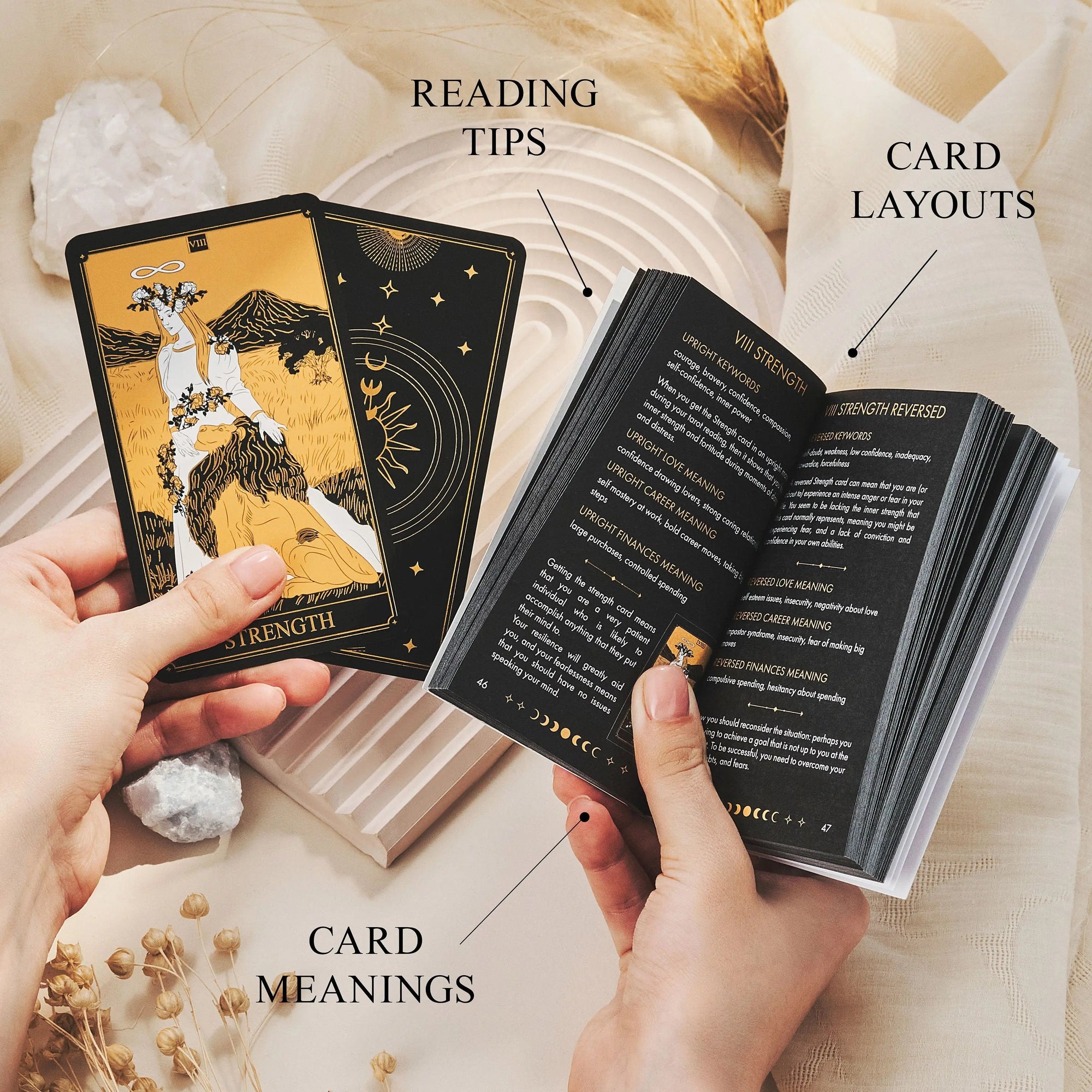 Gold Tarot Deck from Wyspell
