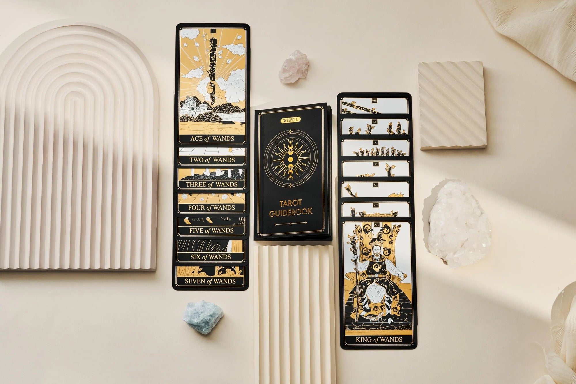 Gold Tarot Deck from Wyspell