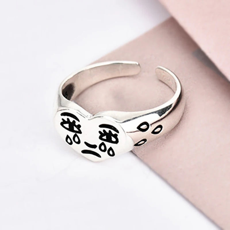 Crying Heart-shaped Ring