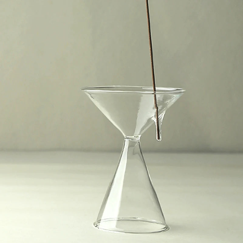 Modern Glass Incense Holder