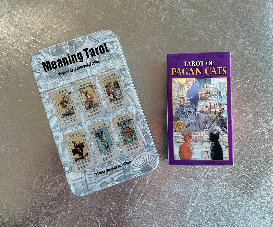 Tiny Pagan Cat Tarot Cards