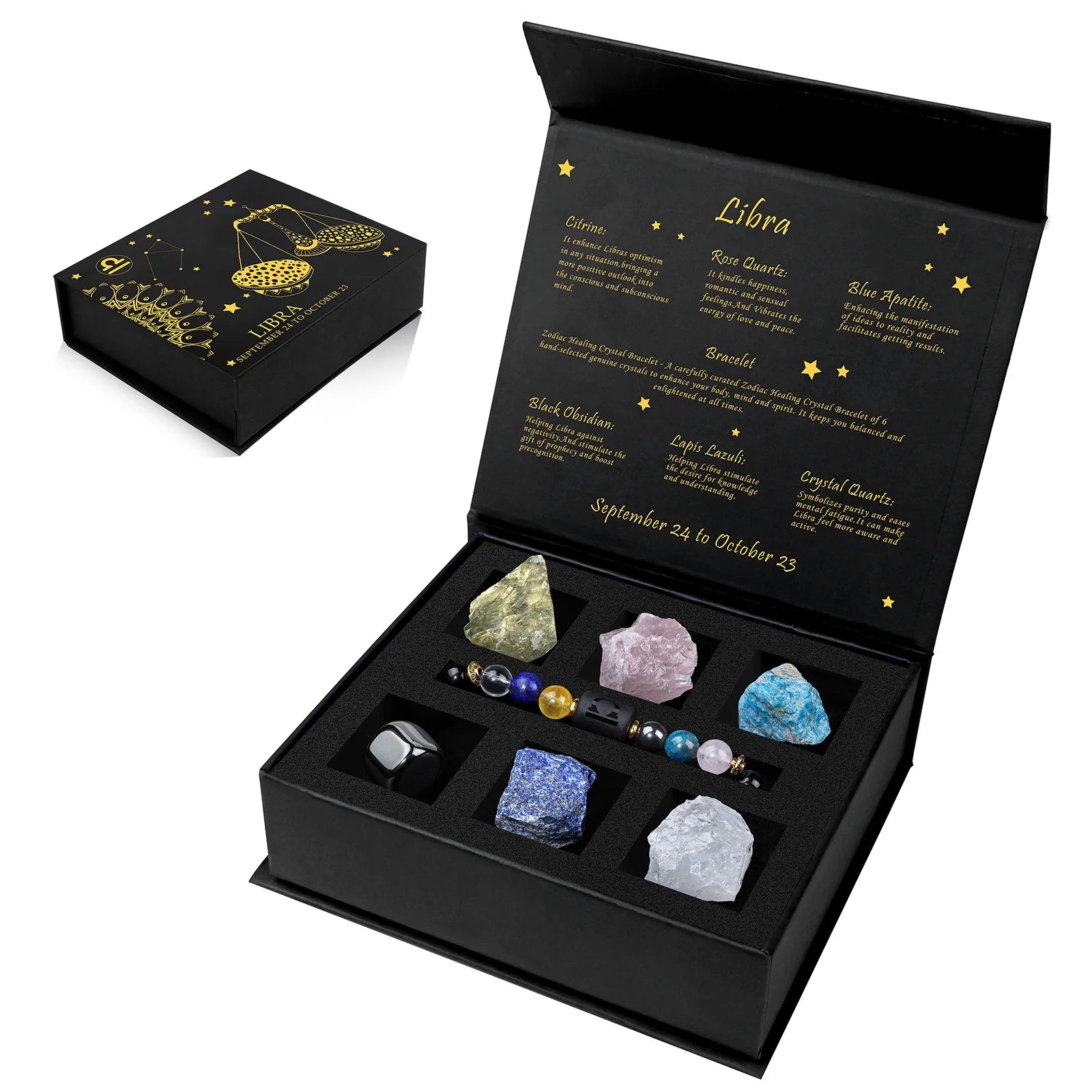 Crystal Alignment Zodiac Boxset + Bracelet