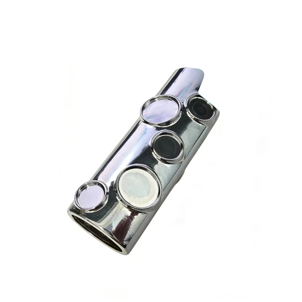 Chrome Crater Lighter Case