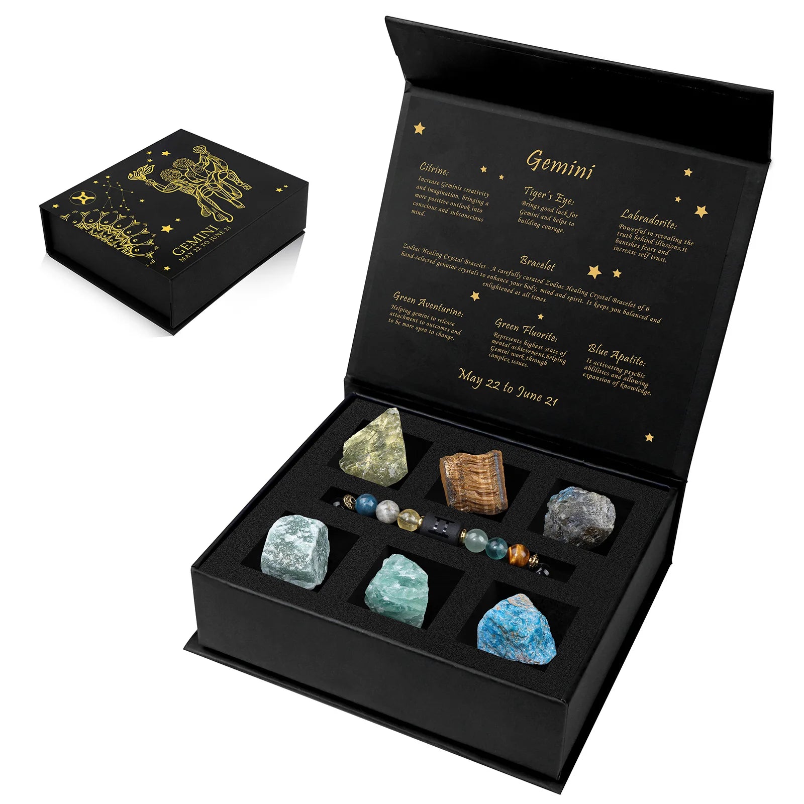 Crystal Alignment Zodiac Boxset + Bracelet
