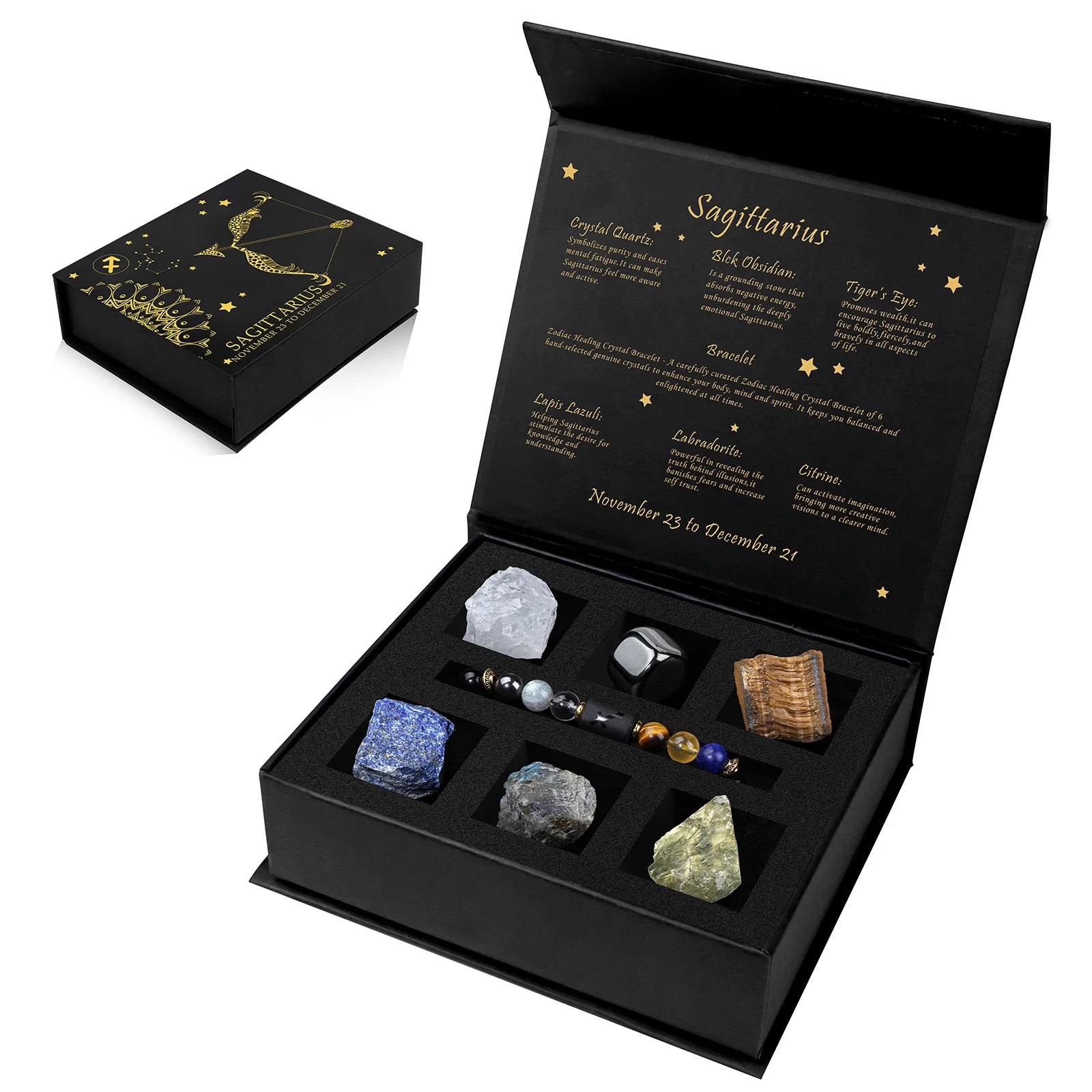 Crystal Alignment Zodiac Boxset + Bracelet