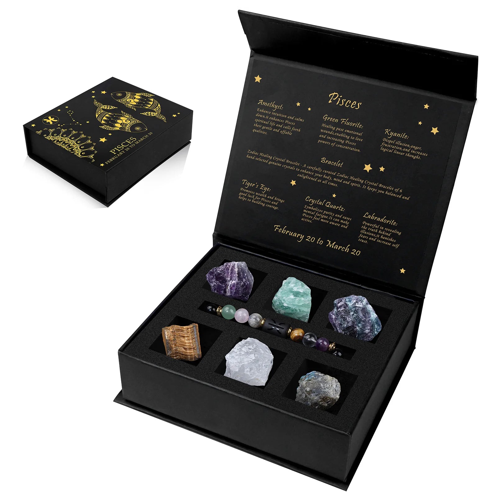 Crystal Alignment Zodiac Boxset + Bracelet