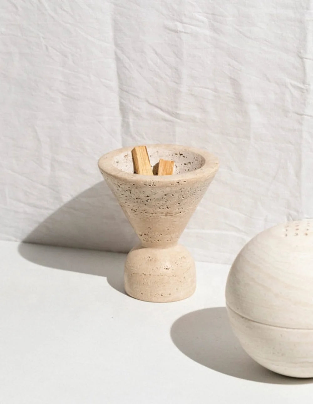 Natural Stone Cup Incense Holder
