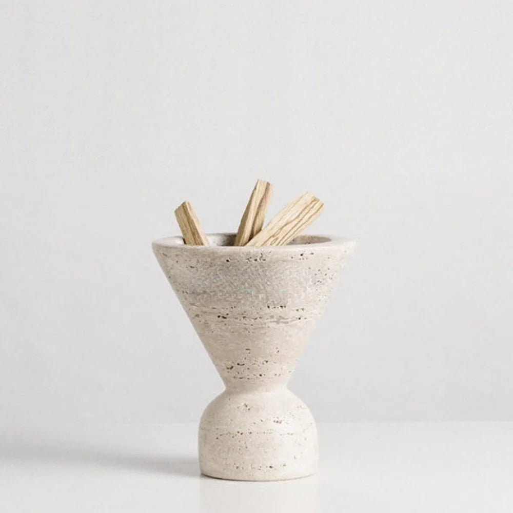Natural Stone Cup Incense Holder