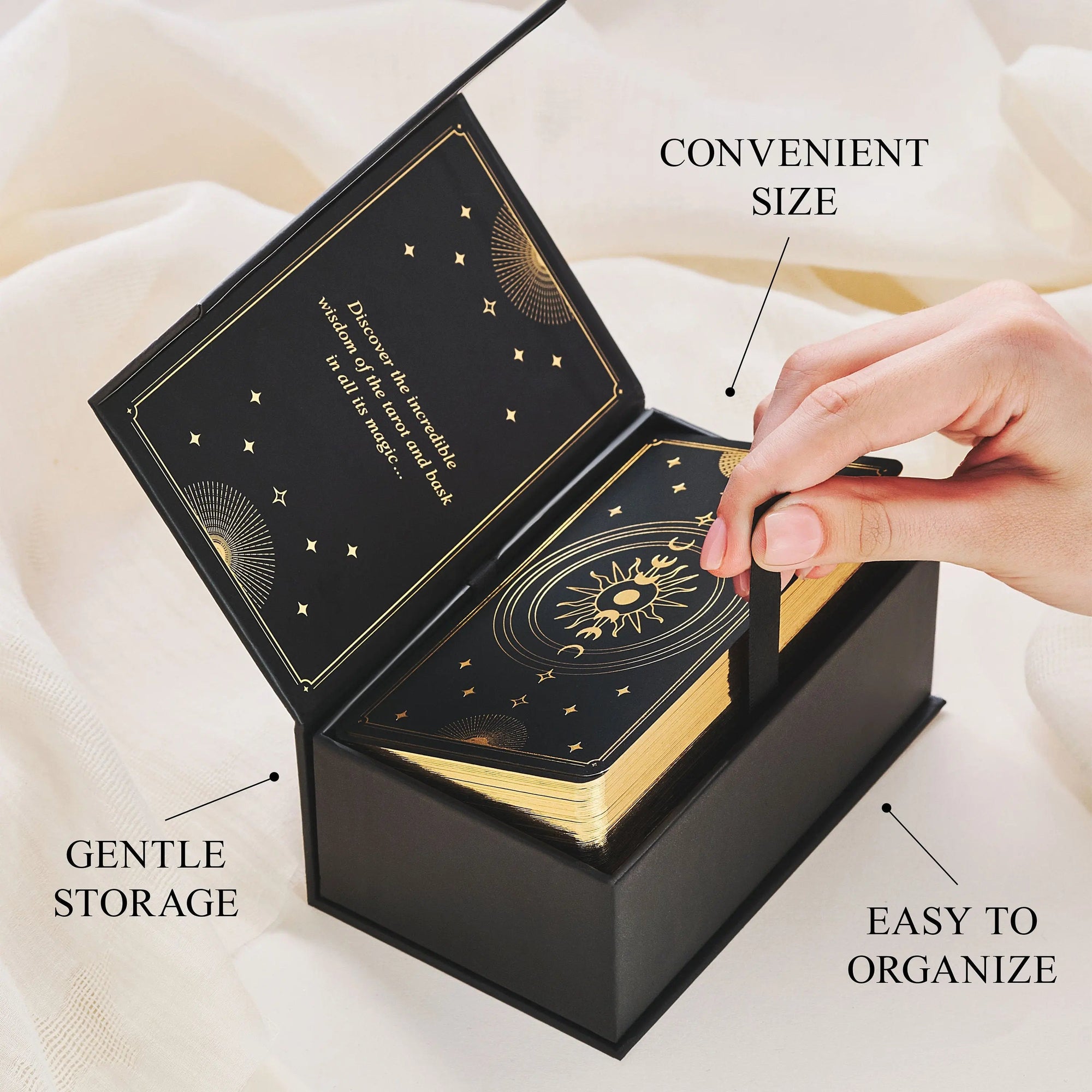 Gold Tarot Deck from Wyspell