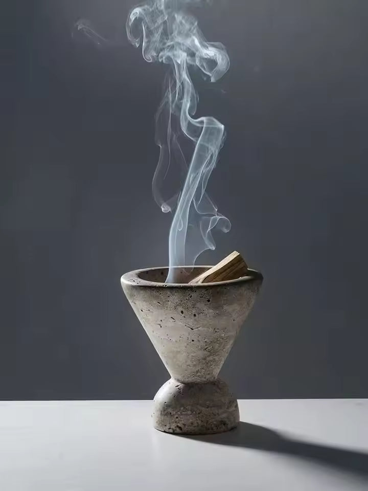 Natural Stone Cup Incense Holder