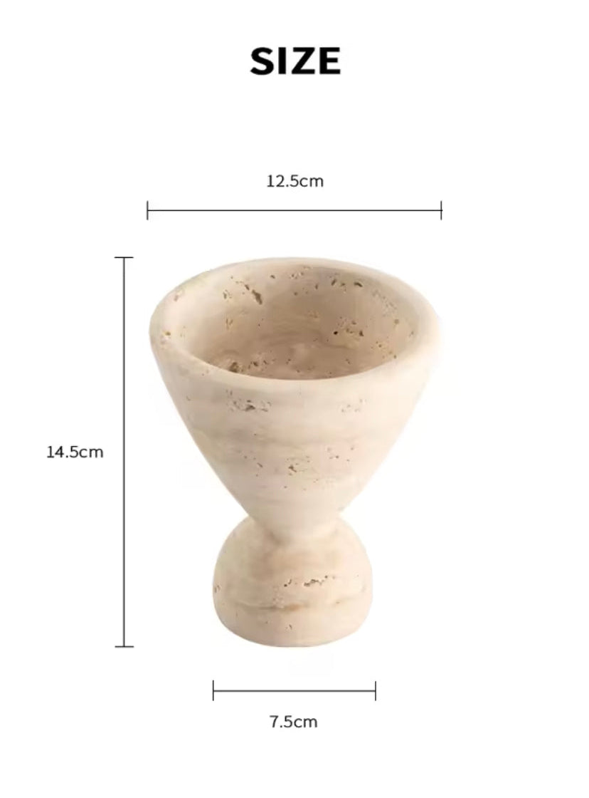 Natural Stone Cup Incense Holder