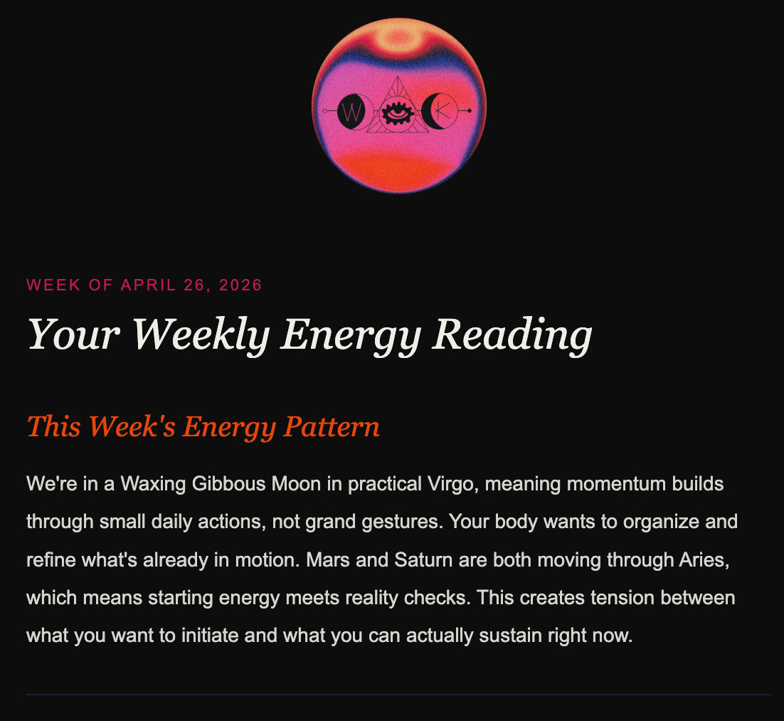 Witch Kitch Weekly: Attuned & Aligned