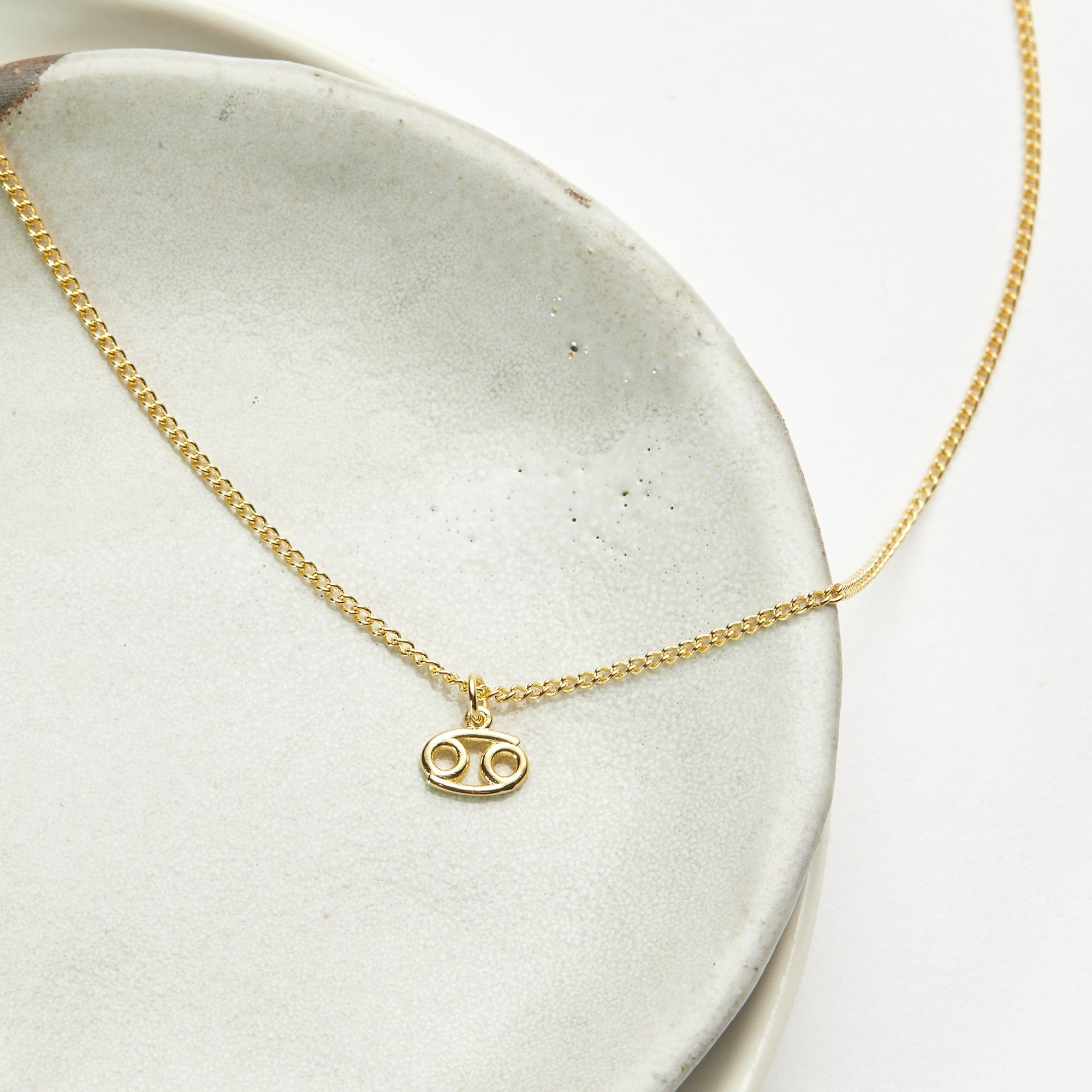 Starry Night Cancer Zodiac Necklace by Dear Ava