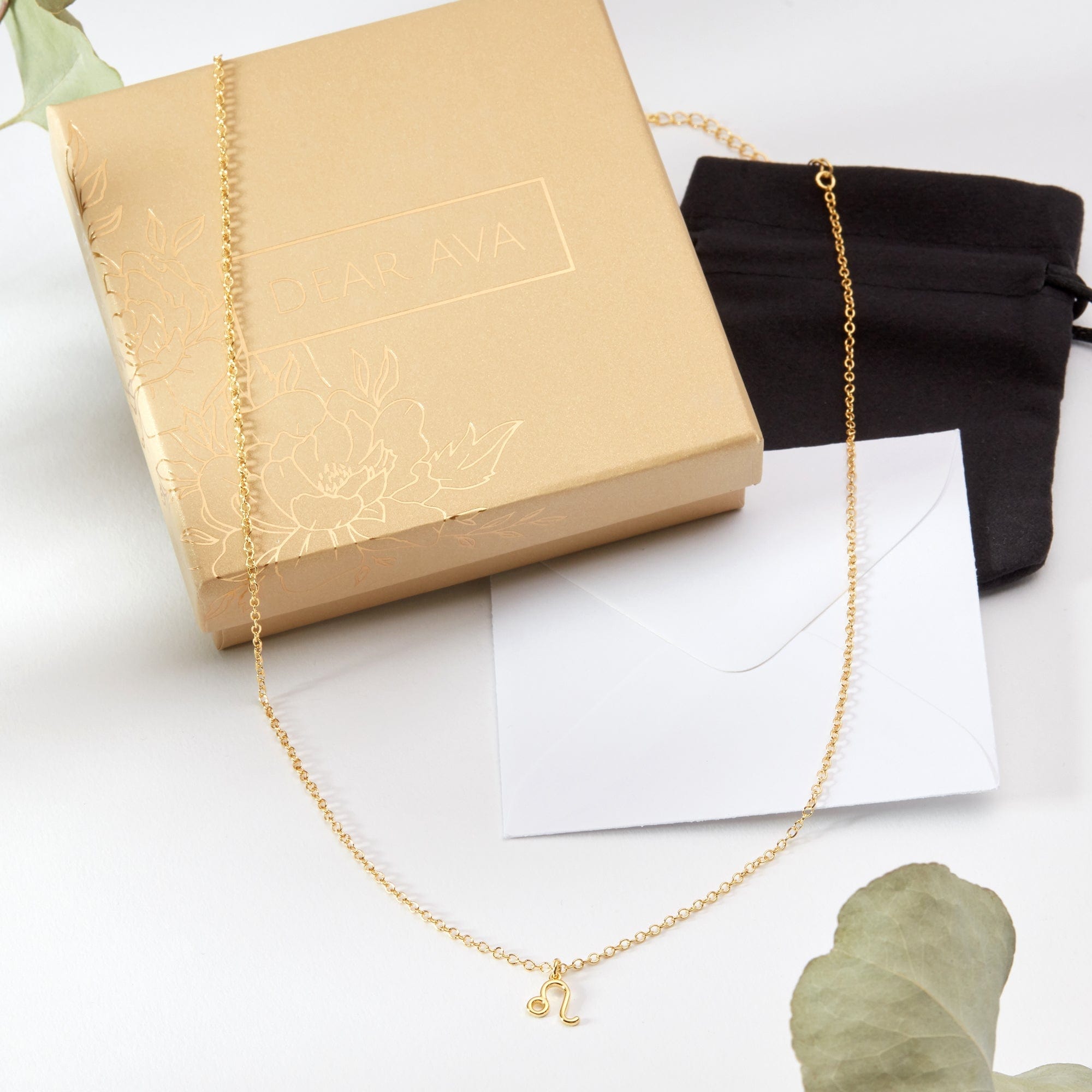 Starry Night Leo Zodiac Necklace