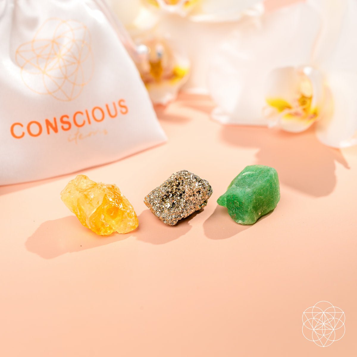 The Abundance Trio Crystal Set