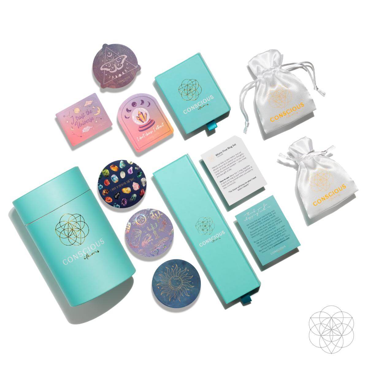 The Abundance Trio Crystal Set