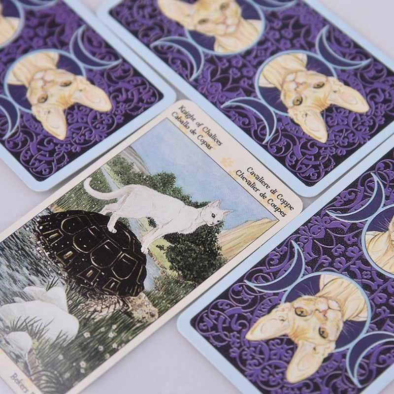 Tiny Pagan Cat Tarot Cards