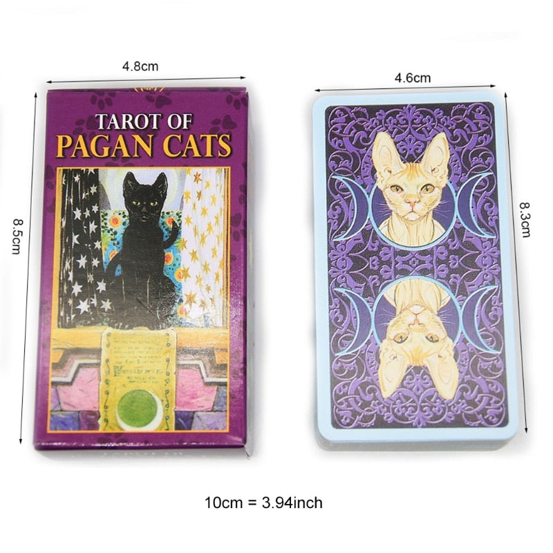 Tiny Pagan Cat Tarot Cards