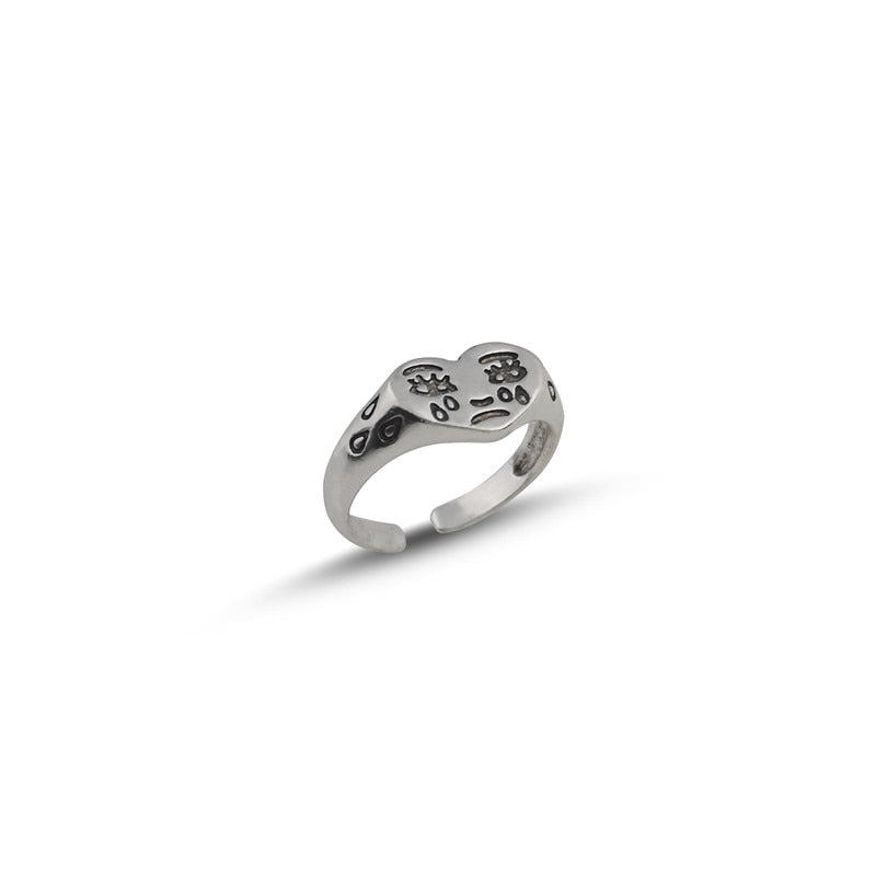 Crying Heart-shaped Ring