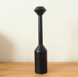 Gothic Post Modern Wood Candle Holders