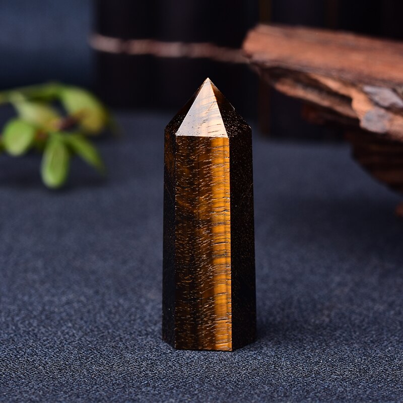 Tiger Eye Wand Point Healing Crystal