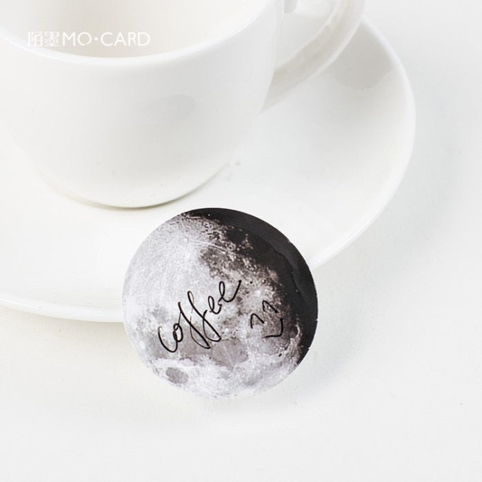 Moon Phase Paper Sticker