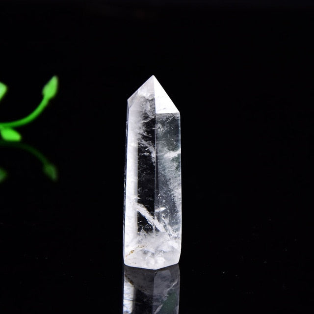 Clear Quartz Crystal Wand Point Obelisk