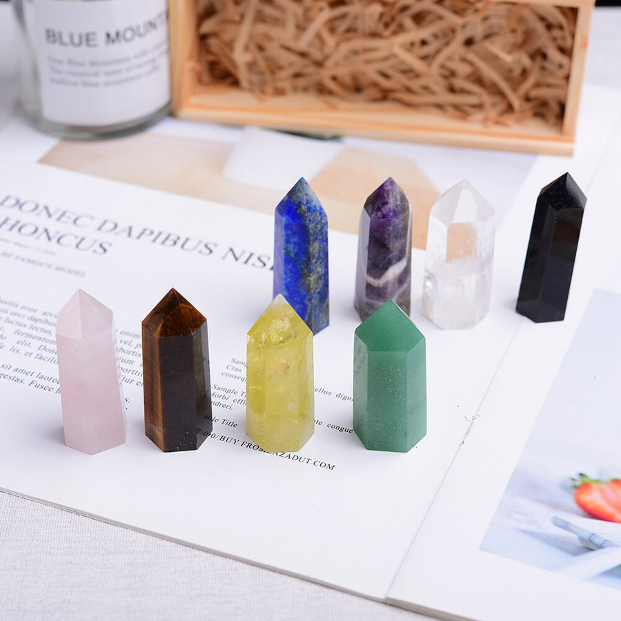 Healing Chakra Crystal Set for Reiki