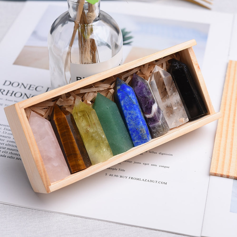 Healing Chakra Crystal Set for Reiki