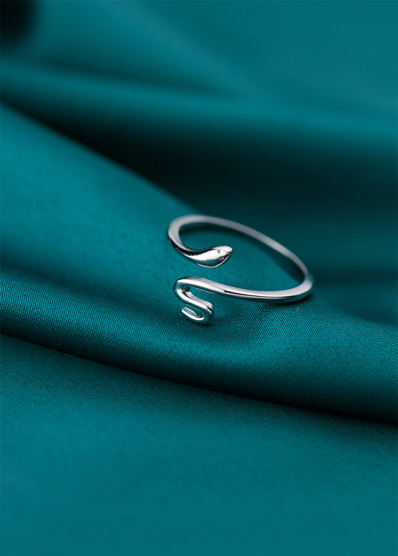 Sterling Silver Serpent Ring