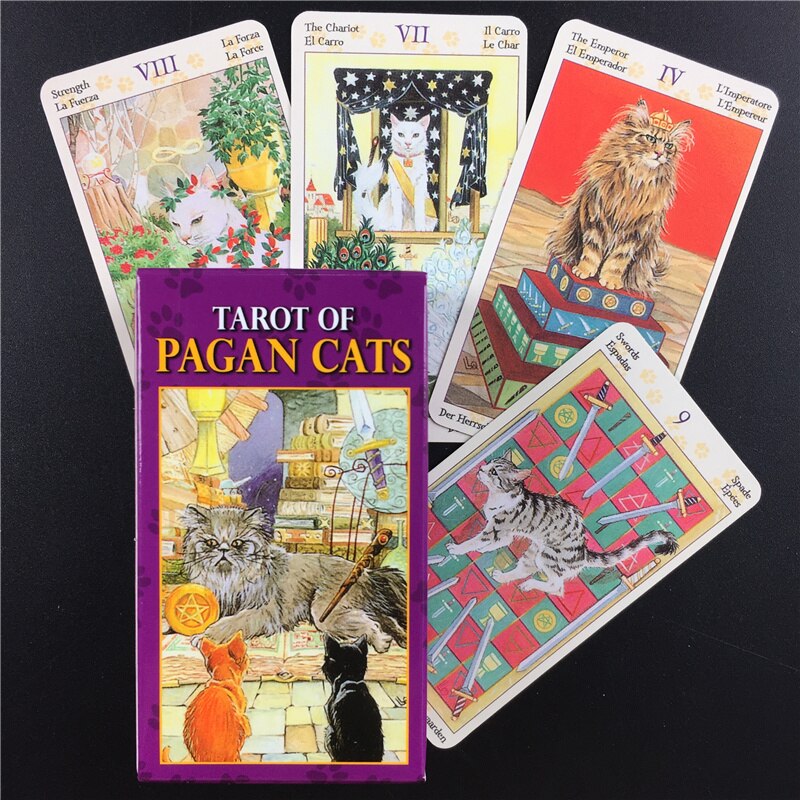 Tiny Pagan Cat Tarot Cards