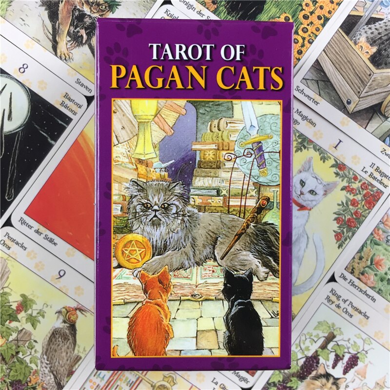 Tiny Pagan Cat Tarot Cards