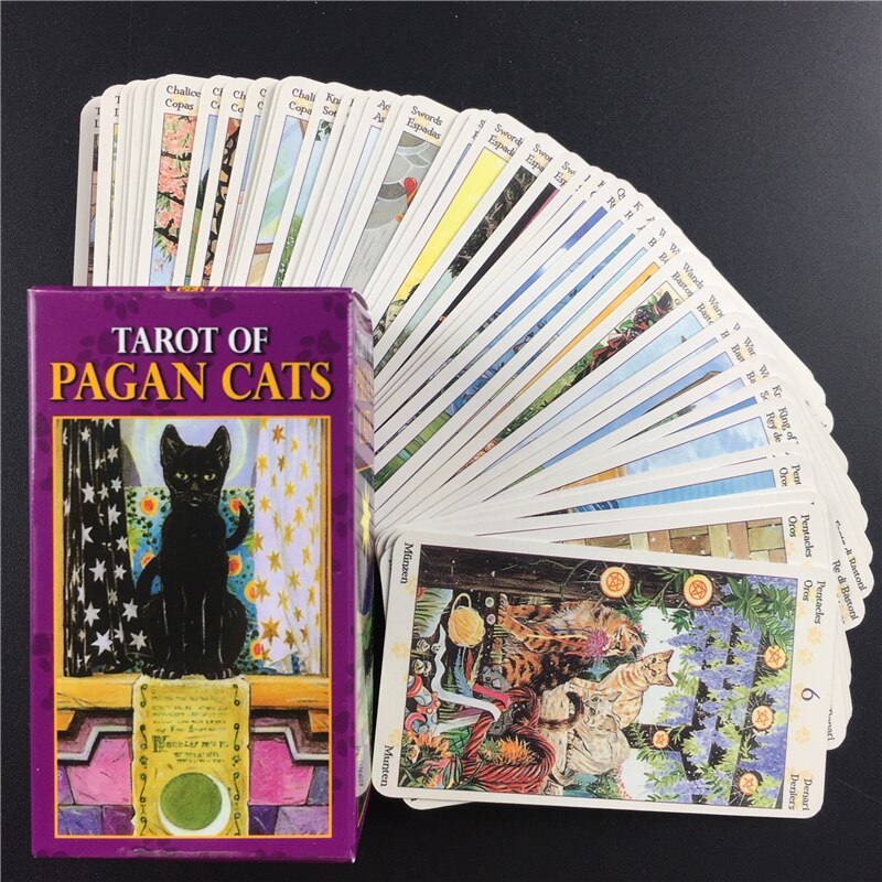 Tiny Pagan Cat Tarot Cards