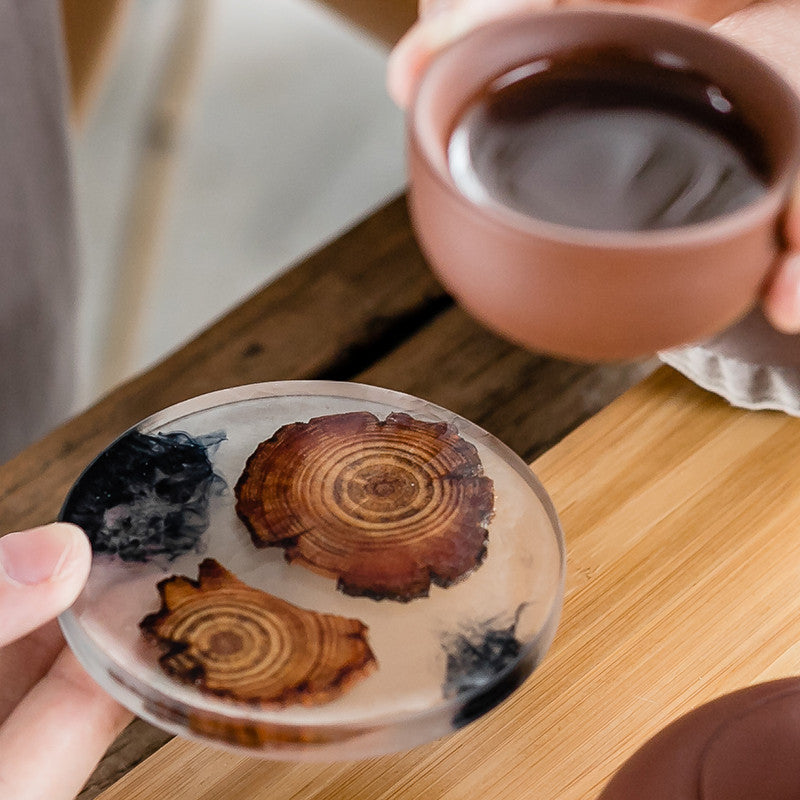 Forest Wood Resin Coasters